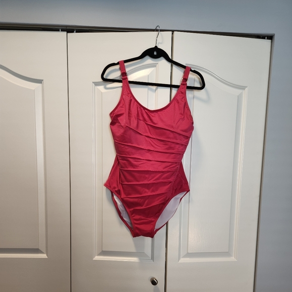 Calvin Klein Starburst One Piece Swim Suit - Picture 1 of 9